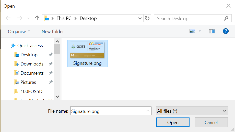 how to add signature in outlook on phone
