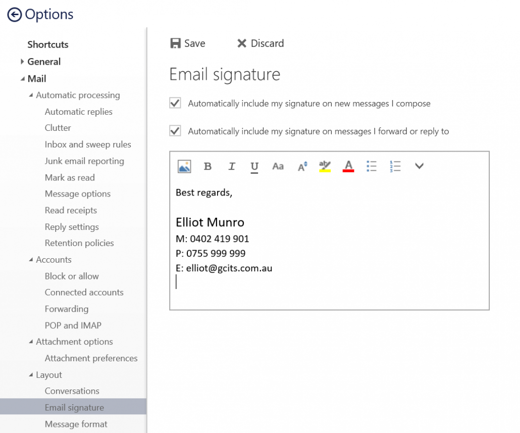 how-to-set-up-a-signature-in-office-365-s-outlook-web-app-gcit